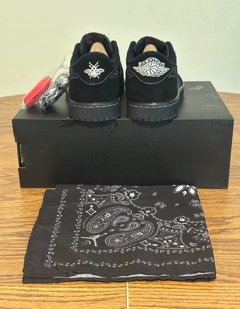 Black Jordan 1s Low Travis Scott’s